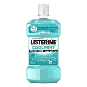 دهانشویه ضدعفونی‌کننده لیسترین Listerine Cool Mint حجم 500 میل
