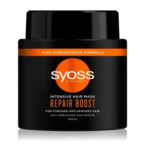 ماسک مو ۴ کاره ترمیم‌کننده سایوس syoss Repair Boost حجم ۵۰۰ میل