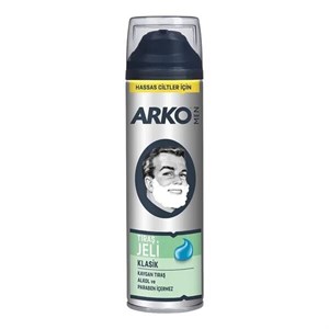 فوم اصلاح صورت آرکو ARKO Tıraş Jeli klasic مناسب پوست حساس حجم 200 میل