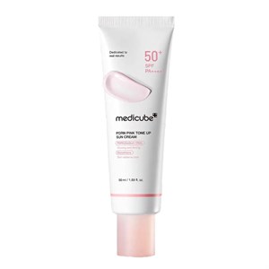 کرم ضد آفتاب تون آپ PDRN مدی کیوب Medicube PDRN Pink Tone Up Sun Cream حجم 50 میل