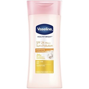 لوسیون بدن روشن کننده و محافظت کننده در برابر نور آفتاب SPF 24 وازلین Vaseline حجم 200 میل