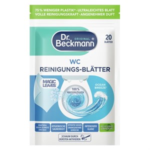 برگ‌های تمیزکننده توالت فرنگی دکتر بکمن Dr.Beckmann رایحه Ocean Breeze بسته 20 عددی