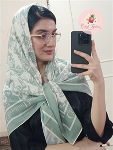 روسری حریر Diyor دست دوز در ۶ رنگ