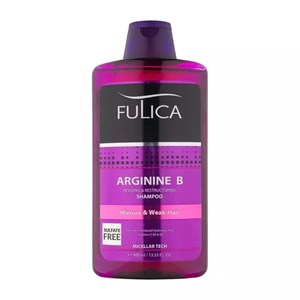 شامپو تقویت کننده مو فاقد سولفات مدل Argenine B حجم 400 میل فولیکا