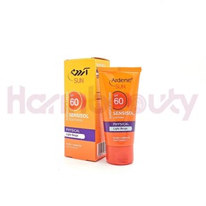کرم ضد آفتاب رنگی SPF60 فاقد جاذب های شیمیایی آردن مناسب پوست های خشک و حساس 50 گرم