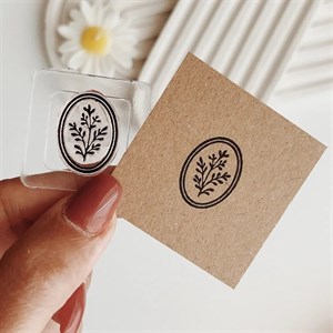 مهر ژلاتینی قاب گل ( کد 1023 )