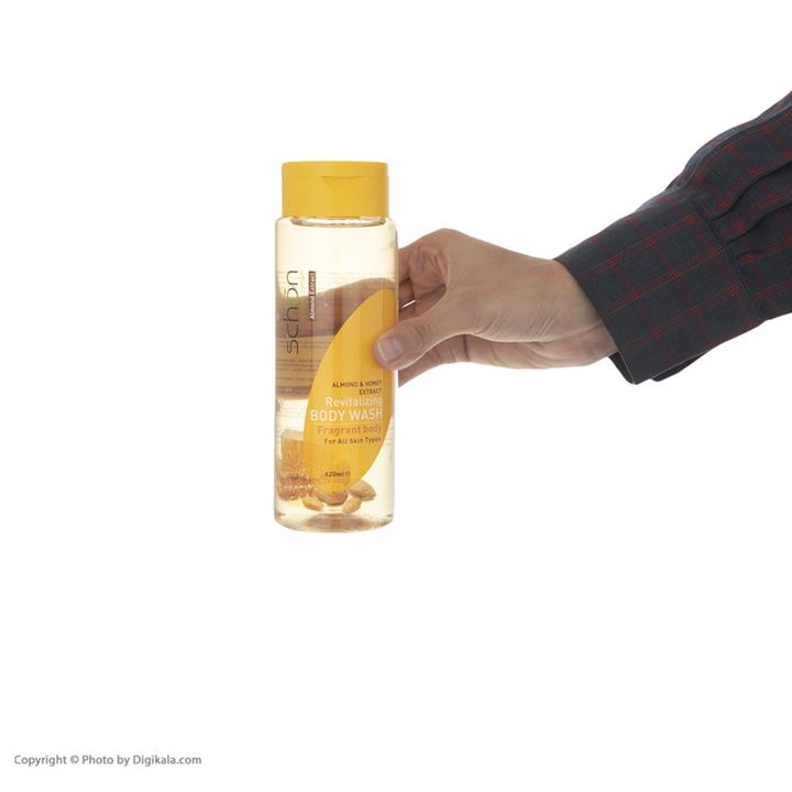 شامپو بدن شون با عصاره عسل و بادام حجم 420 میل