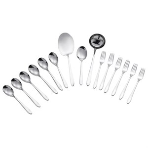 سرویس قاشق و چنگال 15 پارچه جی فی نی مدل G-2205 مناسب 6 نفر
