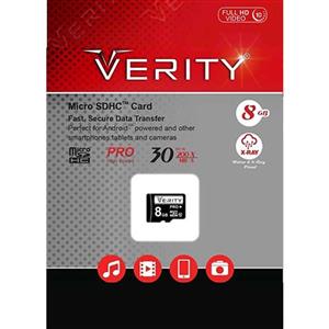 کارت حافظه میکرو اس دی Verity مدل C10 200X ظرفیت 8 گیگابایت