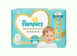 پوشک پمپرز سایز شش بسته 38 عددی Pampers