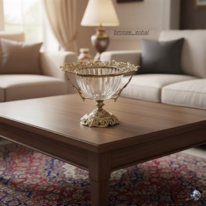 میوه خوری گود برنز و کریستال 