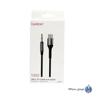 کابل AUX ارلدام مدل AUX-73 جک به تایپ سی