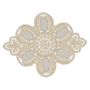 رومیزی مدل لوزی طرح صدف سایز 48x37 سانتی متر