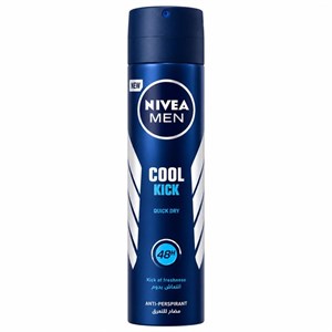 اسپری ضدتعریق مردانه نیوآ مدل 48H Cool Kick حجم 200 میلی‌لیتر