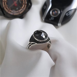 انگشتر نقره مردانه ۹۲۵ مدل انیکس کد RS_532 