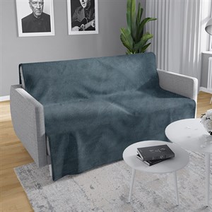 شال مبل شاران هوم مدل مخملی طرح ساده سایز 450×180 سانتی متر
