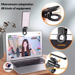 نور LED مگنتی موبایل و دوربین مدل M19 سه‌رنگ