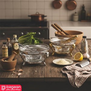 سوفله سالاد خوری سافینوکس حلقه نگین مدل SBM001 