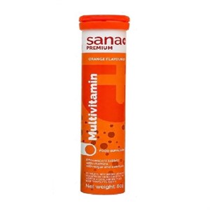 قرص جوشان Sana Premium، طعم پرتغال - Multivitamin