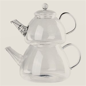 ست کتری و قوری مدل GLASS POT SET