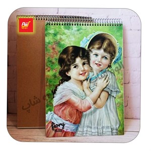 دفتر نقاشی طراحی دخترونه کرافت A4
