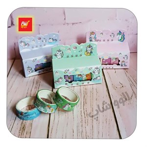 چسب واشی یونیکورن - پک 5 عددی