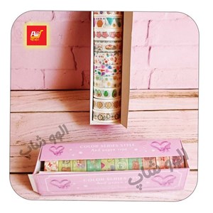 چسب واشی فانتزی متنوع- پک 10 عددی
