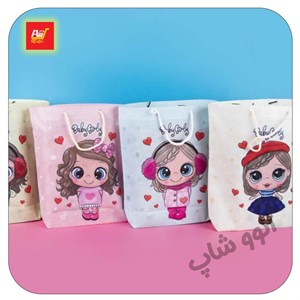 ساک و بگ هدیه دختر گوگولی مهربون جنس پارچه مرغوب
