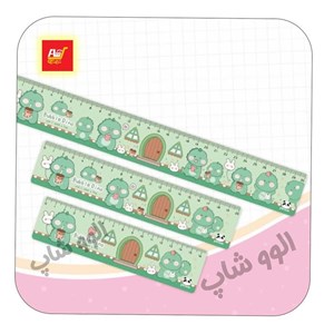 خط کش مقوایی دایناسور