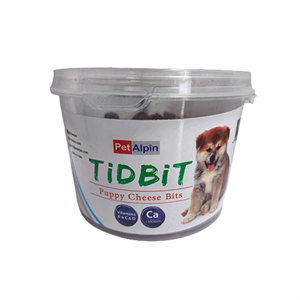 مکمل و تشویقی تیدبیت حاوی کلسیم و ویتامین مدل Puppy Cheese Bits