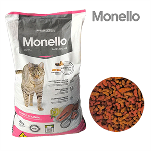 غذای خشک گربه بالغ مونلو (Monello)  – بسته بندی نواپت