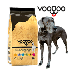 غذای خشک سگ بالغ 3 کیلوگرمی وودوو پت (Voodoopet)