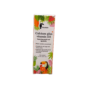 قطره کلسیم و Vitamine D3 پرندگان توکان (Toucan)