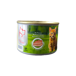 کنسرو گربه نچرال فیله مرغ سلبون (Celebone) – 180 گرم