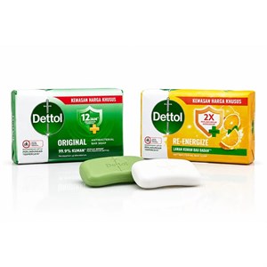 صابون حمام دتول Dettol وزن 100 گرم | تعداد 12 عدد | قیمت عمده