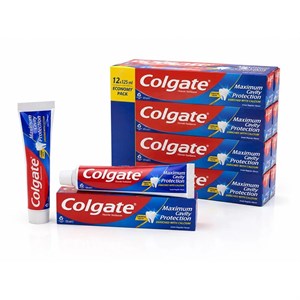 خمیر دندان کولگیت Colgate مدل Maximum Cavity Protection حجم 100 میل | 12 عدد | قیمت عمده