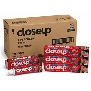خمیر دندان کلوز آپ Closeup مدل Ever Fresh قرمز وزن 150 میل | تعداد 12 عدد | قیمت عمده