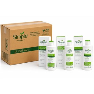 کرم آبرسان و مرطوب کننده سیمپل Simple حجم 125 میل | تعداد 12عددی | قیمت عمده