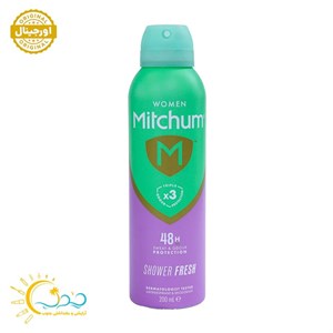 اسپری ضدتعریق زنانه میچام Mitchum Invisible Shower Fresh حجم 200 میل