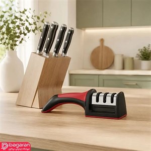 چاقو تیز کن آشپزخانه دسته وکیومی ریور مدل 8617