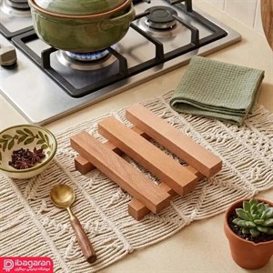 زیر قابلمه ای چوبی راش ریور مدل 8474