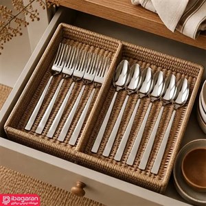 سرویس قاشق و چنگال استیل 12 پارچه ریور مدل 8345