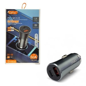 شارژر فندکی اوفی مدل CC-03 ظرفیت ۳۸ وات فست شارژ