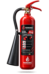 کپسول آتش‌نشانی CO₂ هونامیک ۶ کیلوگرمی honamic-co2-6kg-fire-extinguisher