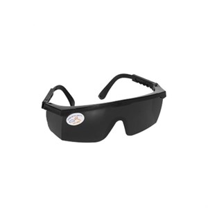 عینک بغل‌دار شیشه رنگی و روشن با دسته قابل تنظیم UV400(uv400-side-shield-tinted-safety-glasses)