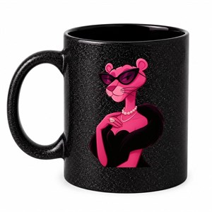ماگ سرامیکی Pink Pantherماگ فانتزی پلنگ صورتیکد 110