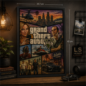 تابلو فرش بازی GTA Vکد 5001