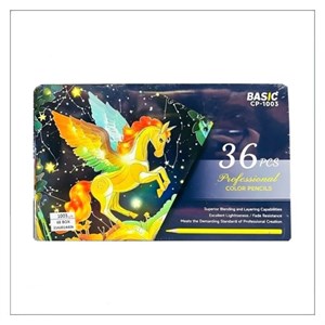 مدادرنگی حرفه ایی بیسیک(طرح پلی کروم) 36 رنگ