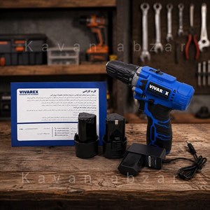 دریل شارژی ١٢ ولت ٢ باتری ویوارکس مدل VR1215V-2B