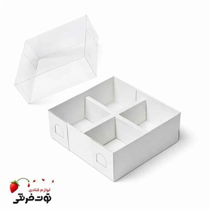 جعبه شیرینی ۲۱ در ۲۱ ارتفاع ۵ سانت